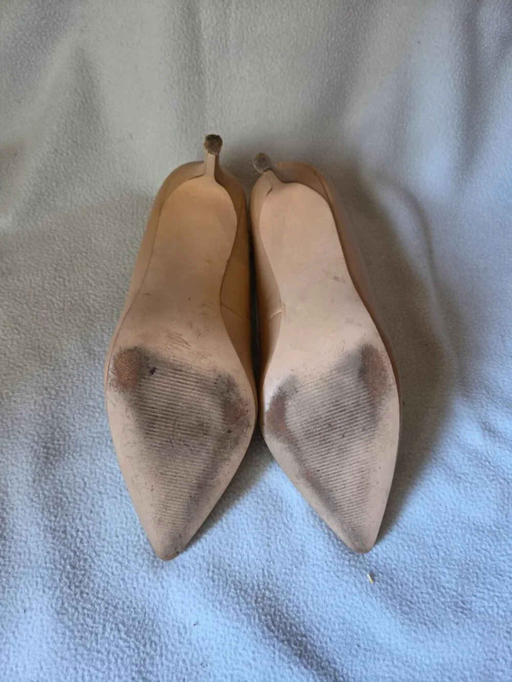 Steve Madden Luiza Stilettos in Nude/Beige